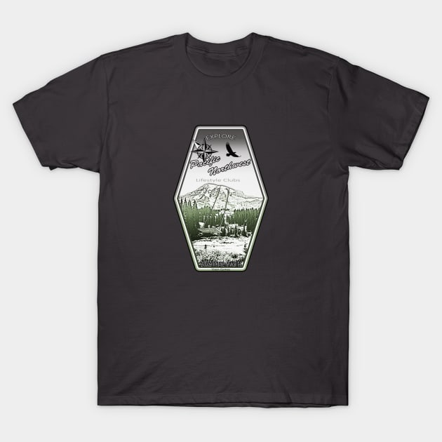 Pacific Northwest Lifestyle Swinger clubs T-Shirt by Vixen Games